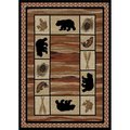 Mayberry Rug Mayberry Rug HS7463 4X6 3 ft. 11 in. x 5 ft. 3 in. Hearthside Vogel Area Rug; Multi Color HS7463 4X6